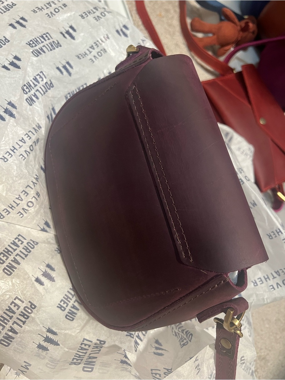 Portland leather goods small larkspur Monaco - Picture 4 of 6